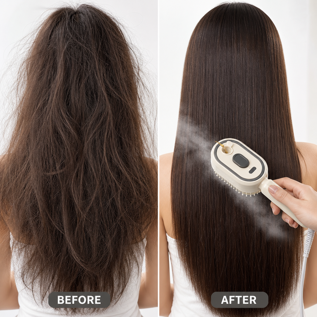 MistGlow Steam Massage Comb