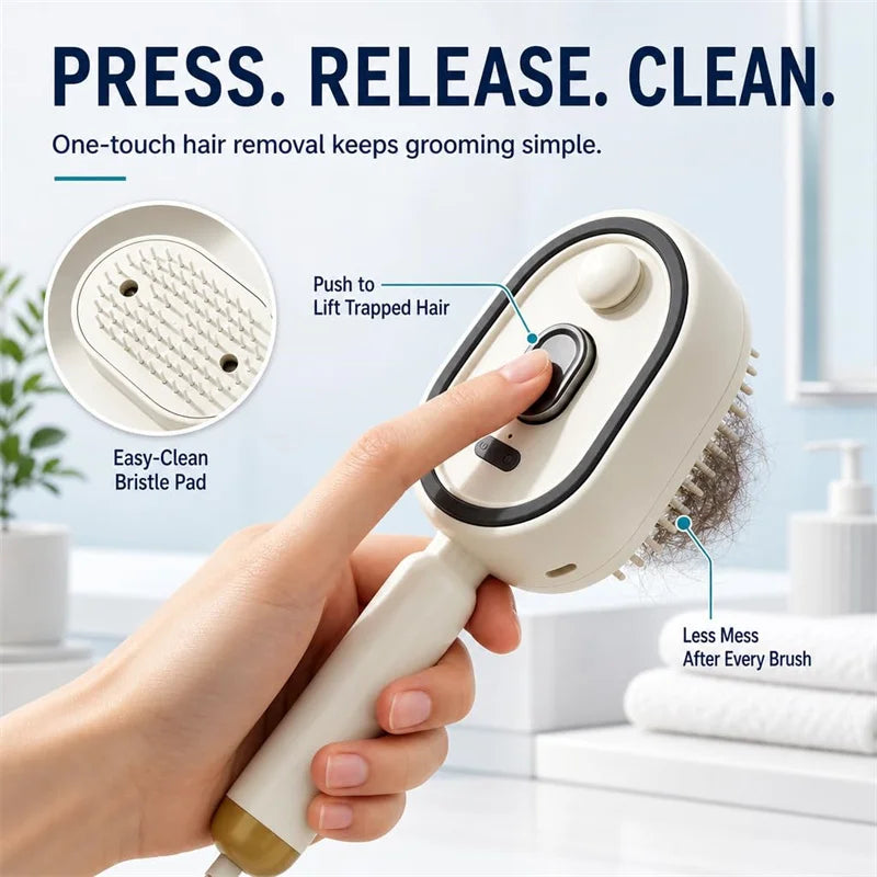 MistGlow Steam Massage Comb