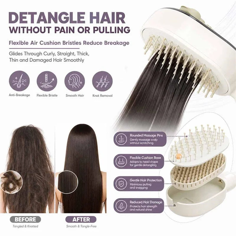 MistGlow Steam Massage Comb
