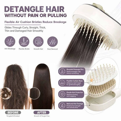 MistGlow Steam Massage Comb
