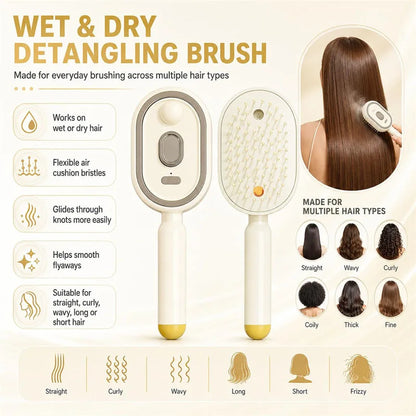 MistGlow Steam Massage Comb